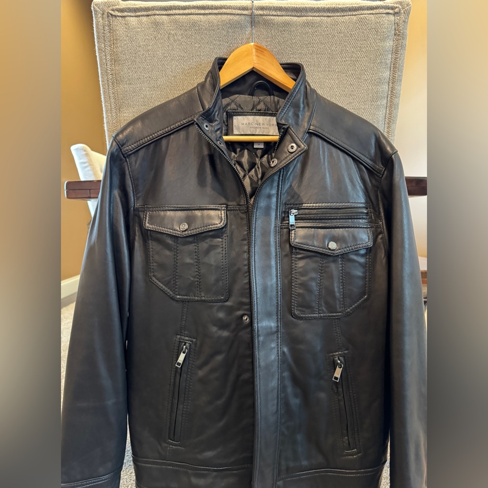 Marc New York Leather Jacket Size Medium Great Condition